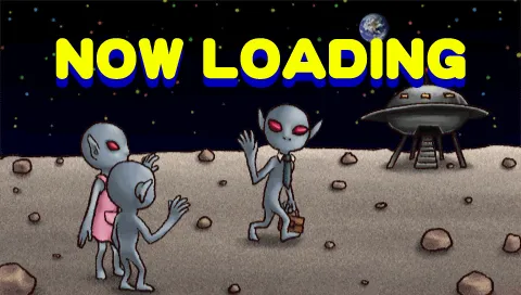 Space Invaders Pocket PSP Loading screen (one of several)