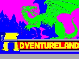 Scott Adams&#x27; Graphic Adventure #1: Adventureland ZX Spectrum Title screen