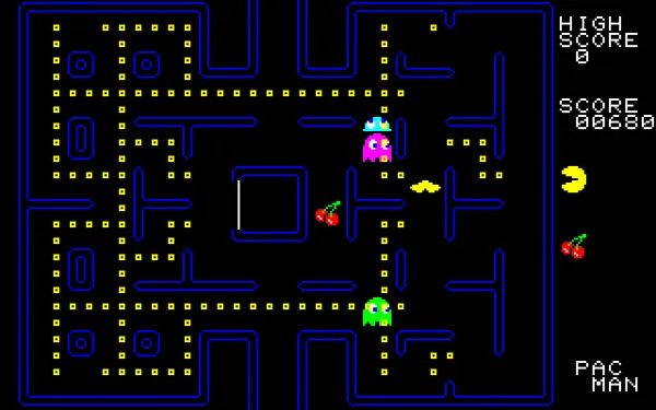 Pac-Man PC-88 Killed by a ghost
