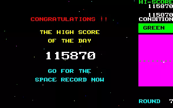 Bosconian Sharp X1 Space Record? Ah, I see what you did there