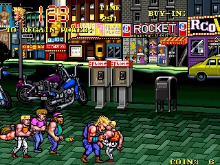 The Combatribes Arcade Low punch.