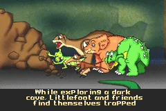The Land Before Time Collection Game Boy Advance Introduction to the story