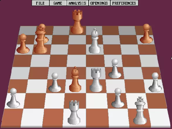 Grandmaster Chess DOS 3d board.
