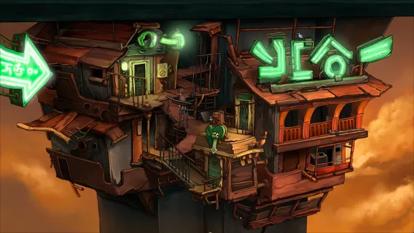 Goodbye Deponia Windows After the prologue, Rufus visits a strange place (demo version)