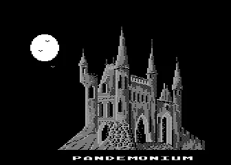 Pandemonium Atari 8-bit Title screen