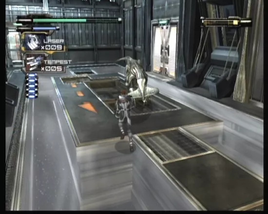 Dino Crisis 3 Xbox Dinos will use couple of different attacks, depending upon your position to them.