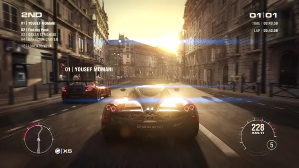 GRID 2 Windows Chasing an SLR in a Huayra
