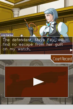Phoenix Wright: Ace Attorney - Justice for All Nintendo DS The ruthless prosecutor Franziska von Karma. 