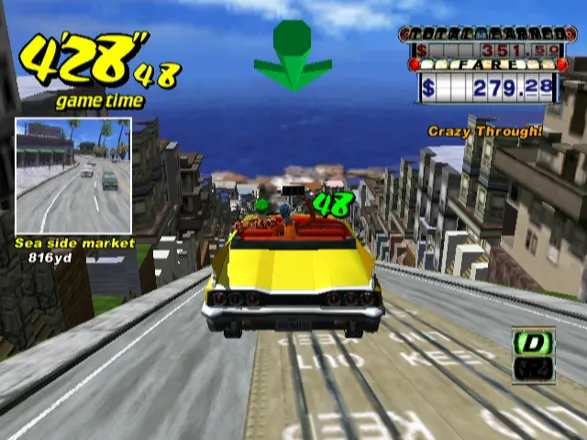 Crazy Taxi GameCube Now THAT is a crazy jump.