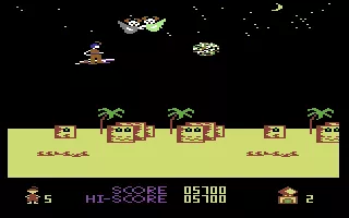 Jinn Genie: Arabia Mania Commodore 64 Avoid the spirits.