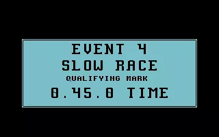 BMX Freestyle Commodore 64 Slow Race.