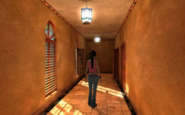 Dreamfall: The Longest Journey Windows Following the cat into the apartment building.