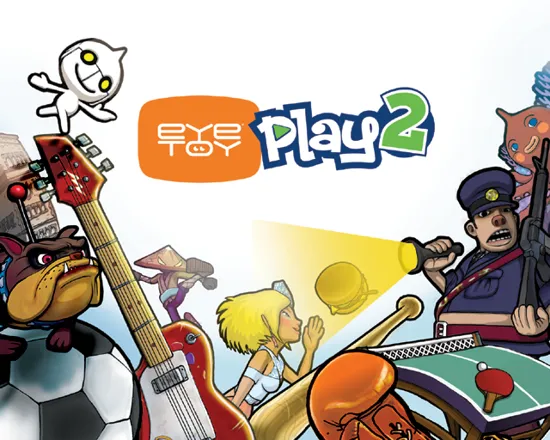 EyeToy: Play 2 PlayStation 2 Splash screen. This is displayed when the disc is loaded. It is replaced by the language selection screen