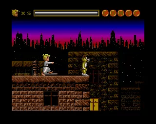 Sleepwalker Amiga Watch out for that ledge!