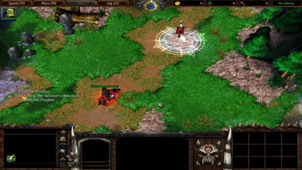 WarCraft III: Reign of Chaos Windows This is the first gameplay during the tutorial in &#x27;WarCraft III: Reign of Chaos&#x27;.
