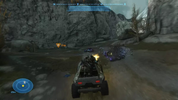 Halo: Reach Xbox 360 Taking out smaller enemy vehicles.
