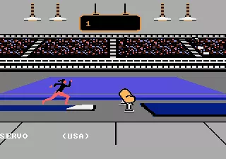 Summer Games Atari 7800 Gymnastics