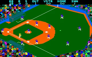 Championship Baseball Amstrad CPC Good hit.