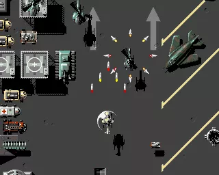 S.W.I.V. Amiga Momentally protected by bulletproof shield