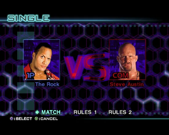 WWF Smackdown! Just Bring It PlayStation 2 Once the player has chosen their player the game selects an opponent.
Demo version