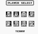Fatal Fury 2 Game Boy Player Select.