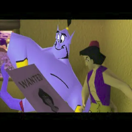 Disney&#x27;s Aladdin in Nasira&#x27;s Revenge PlayStation The game begins with another short animation in which Aladdin awakes to find he is a wanted man and that the city&#x27;s new ruler is Nasira