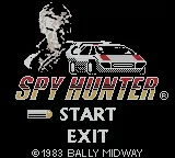 Midway presents Arcade Hits: Moon Patrol / Spy Hunter Game Boy Color Spy Hunter: Title Screen.