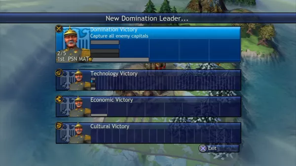 Sid Meier&#x27;s Civilization: Revolution PlayStation 3 There are four different ways to achieve a victory in this game.