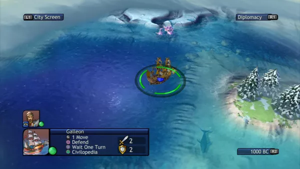 Sid Meier&#x27;s Civilization: Revolution PlayStation 3 Build galleons to explore distant lands across the oceans.