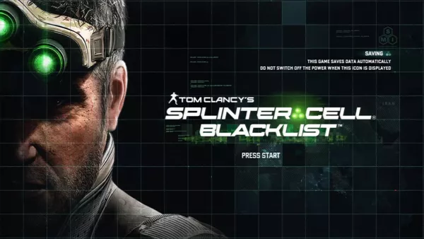 Tom Clancy&#x27;s Splinter Cell: Blacklist PlayStation 3 Main title.