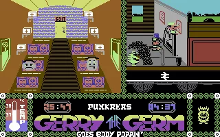 Gerry the Germ Goes Body Poppin&#x27; Commodore 64 In the Drivers Compartment.
