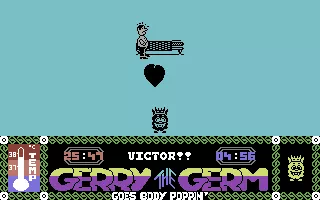 Gerry the Germ Goes Body Poppin&#x27; Commodore 64 You&#x27;ve made him ill.