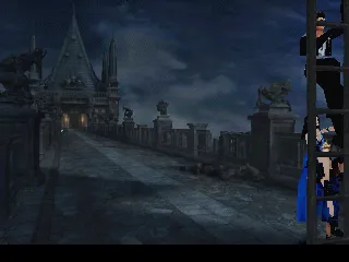 Final Fantasy VIII PlayStation Climbing on ladders in this ominous medieval castle, late in the game