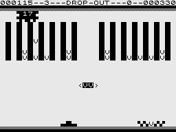 Alien-Dropout ZX81 A larger advance down the middle