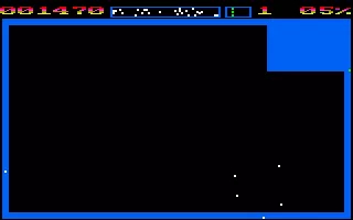 Zolyx Amstrad CPC Reducing the screen.
