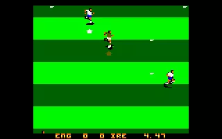 World Class Soccer Amstrad CPC On the attack.