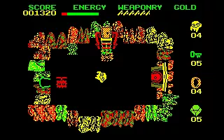 Wizard&#x27;s Lair Amstrad CPC Avoid or shoot the creatures.