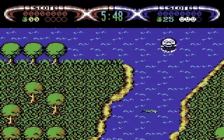 Dizzy: Down the Rapids Commodore 64 Lets go.