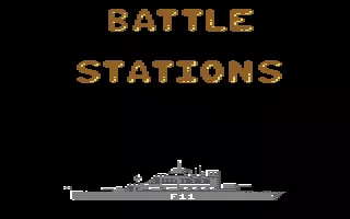 Battlestations Commodore 64 Title Screen.