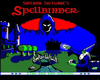 Spellbinder BBC Micro Title screen