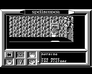 Spellbinder BBC Micro Interacting with a painting causes something to happen elsewhere in the castle