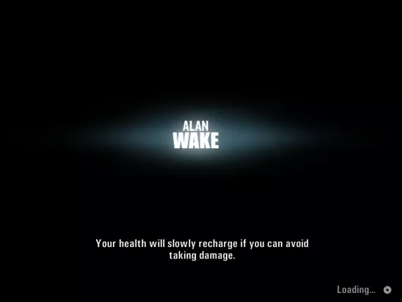 Alan Wake Windows Loading screen