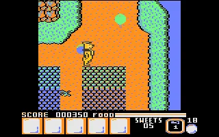 Yogi Bear &#x26; Friends in the Greed Monster: A Treasure Hunt Atari 8-bit Heading to the river