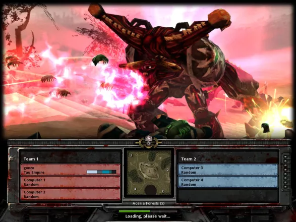 Warhammer 40,000: Dawn of War - Dark Crusade Windows Loading