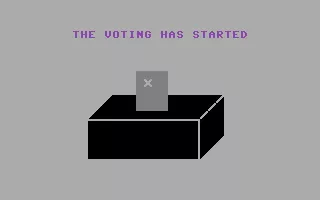 Westminster Commodore 64 Voting has started.