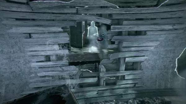 Murdered: Soul Suspect PlayStation 4 Use teleport to jump through the holes you couldn&#x27;t cross in walking stance.