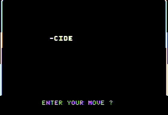 Alkemstone Apple II Looking up at the ceiling... a-ha! Wait... homicide? genocide? herbicide?