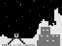 Space Mission ZX81 Ready for launch.