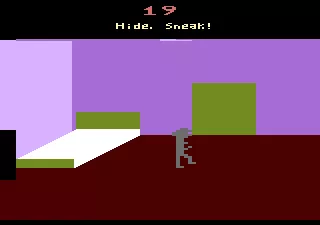 Sneak &#x27;n Peek Atari 2600 Hmm, now where should I hide?