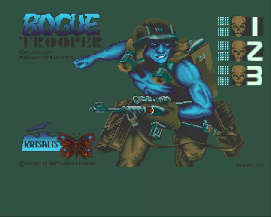 Rogue Trooper Amiga Loading screen